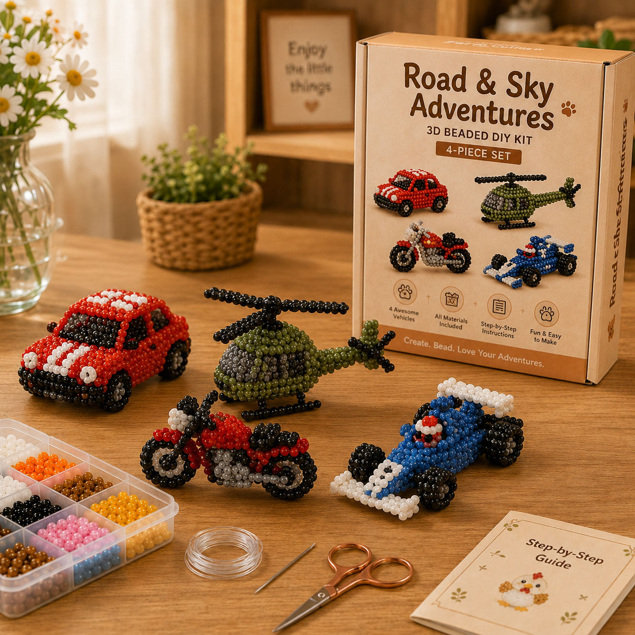 😊🧵 Mini 3D DIY Beading Kit💌