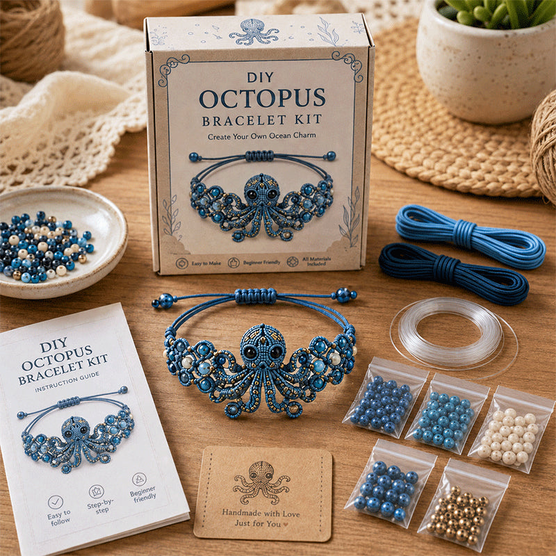 🔥40% Off Last Day - BUY 3 GET 1 FREE🐙DIY Beaded Bracelet Making Kit