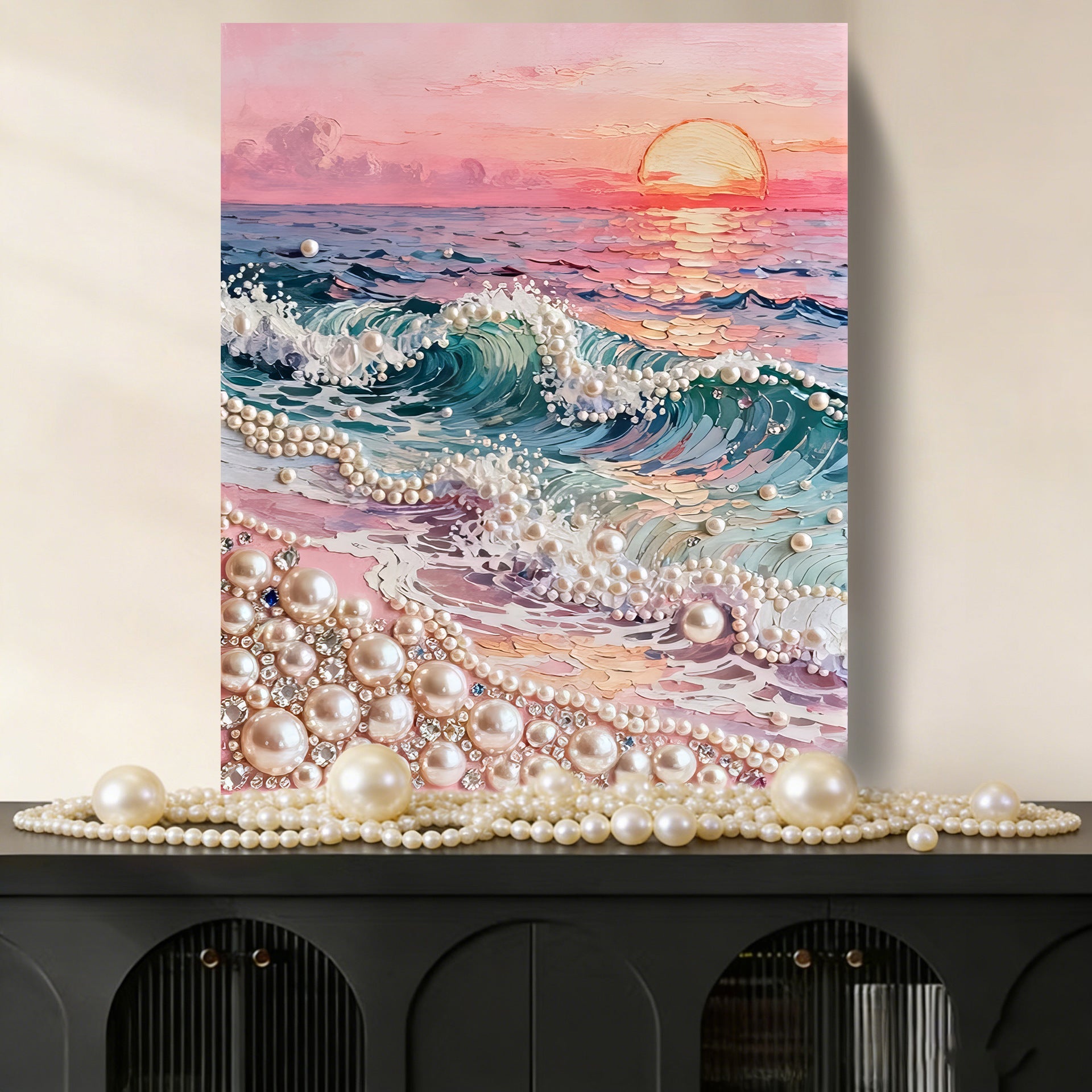 🏰✨DIY Beaded Art Kit - Castle Pearl Painting🎇