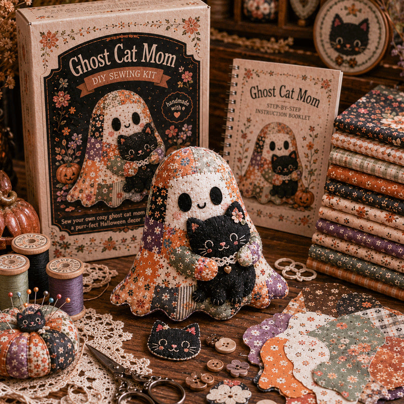 🔥40% Off Last Day - 👻 Little Ghost’s Cozy Halloween DIY Patchwork Kit
