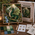 🐉✨ Mythic Dragon Realms 3D Fabric Poke Art Kit🔥