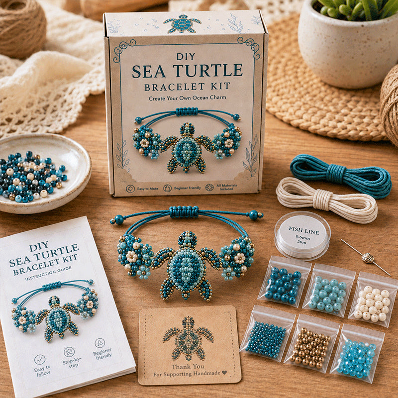 🔥40% Off Last Day - BUY 3 GET 1 FREE🐙DIY Beaded Bracelet Making Kit