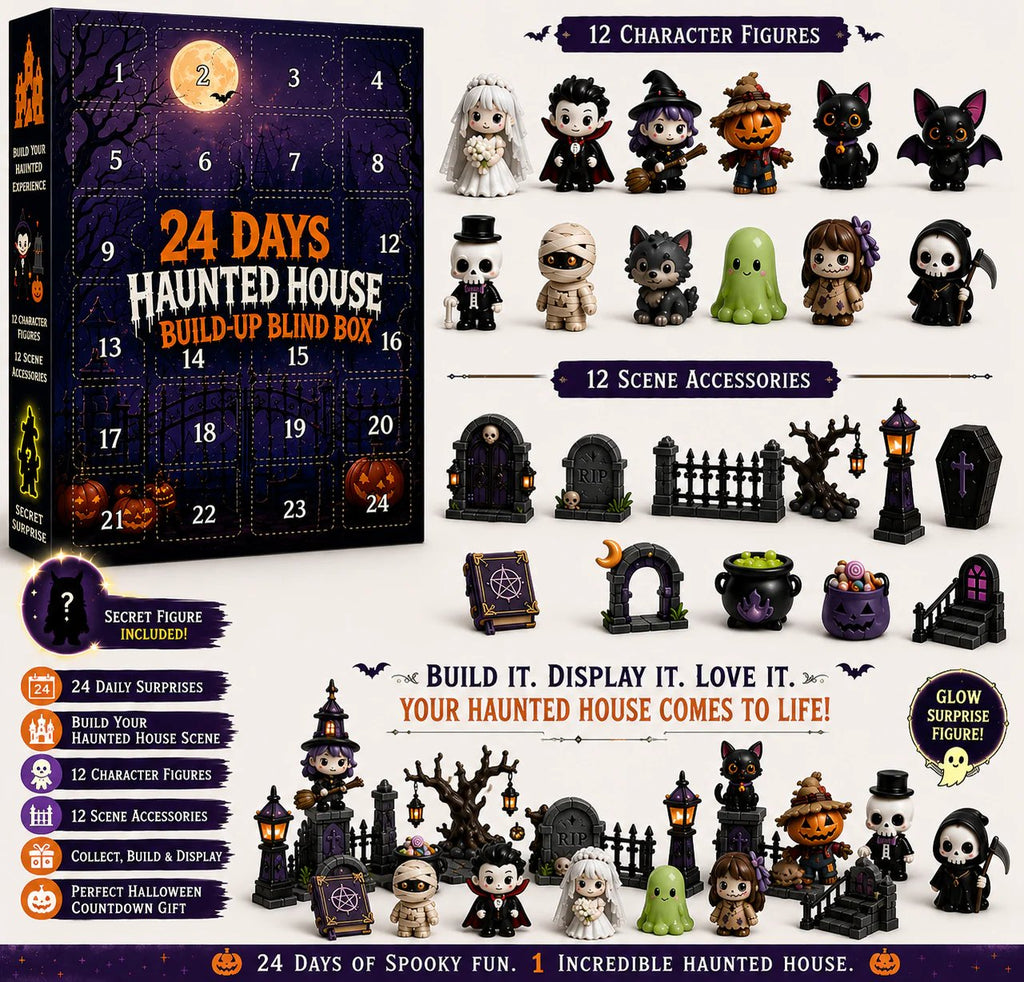🔥Build Your Own Spooky Haunted House 👻 DIY Halloween Decor Kit for Endless Halloween Fun