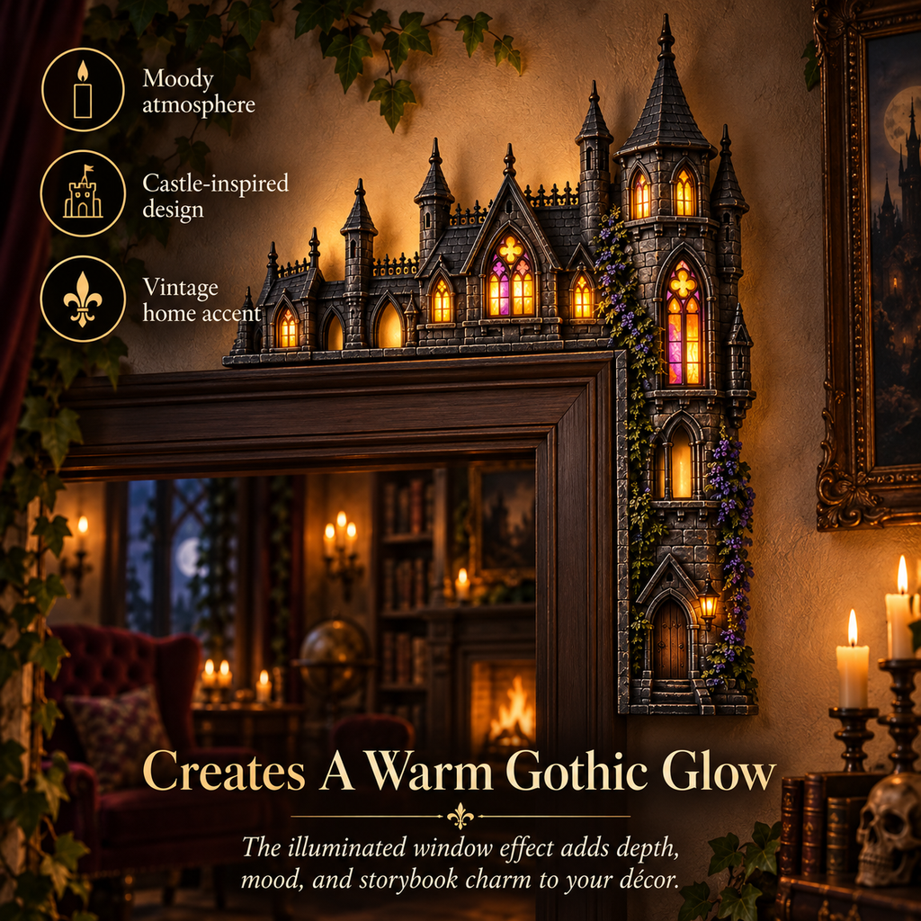 Gothic Castle Door Topper