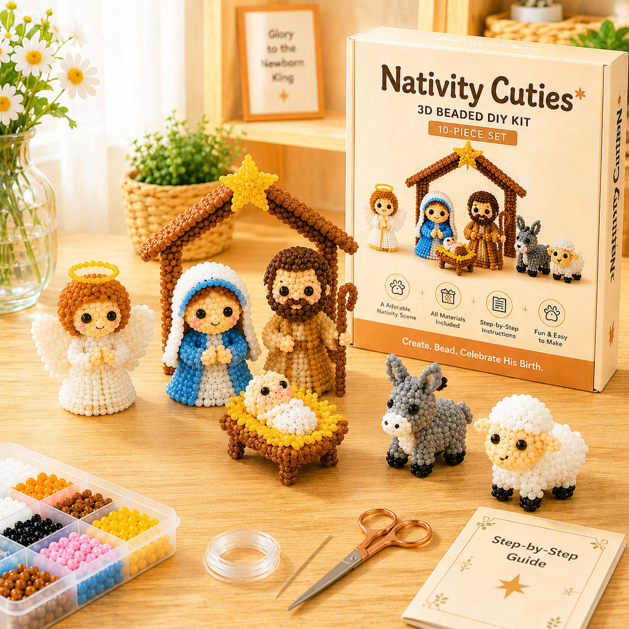 🐋🧵 Mini 3D DIY Beading Kit