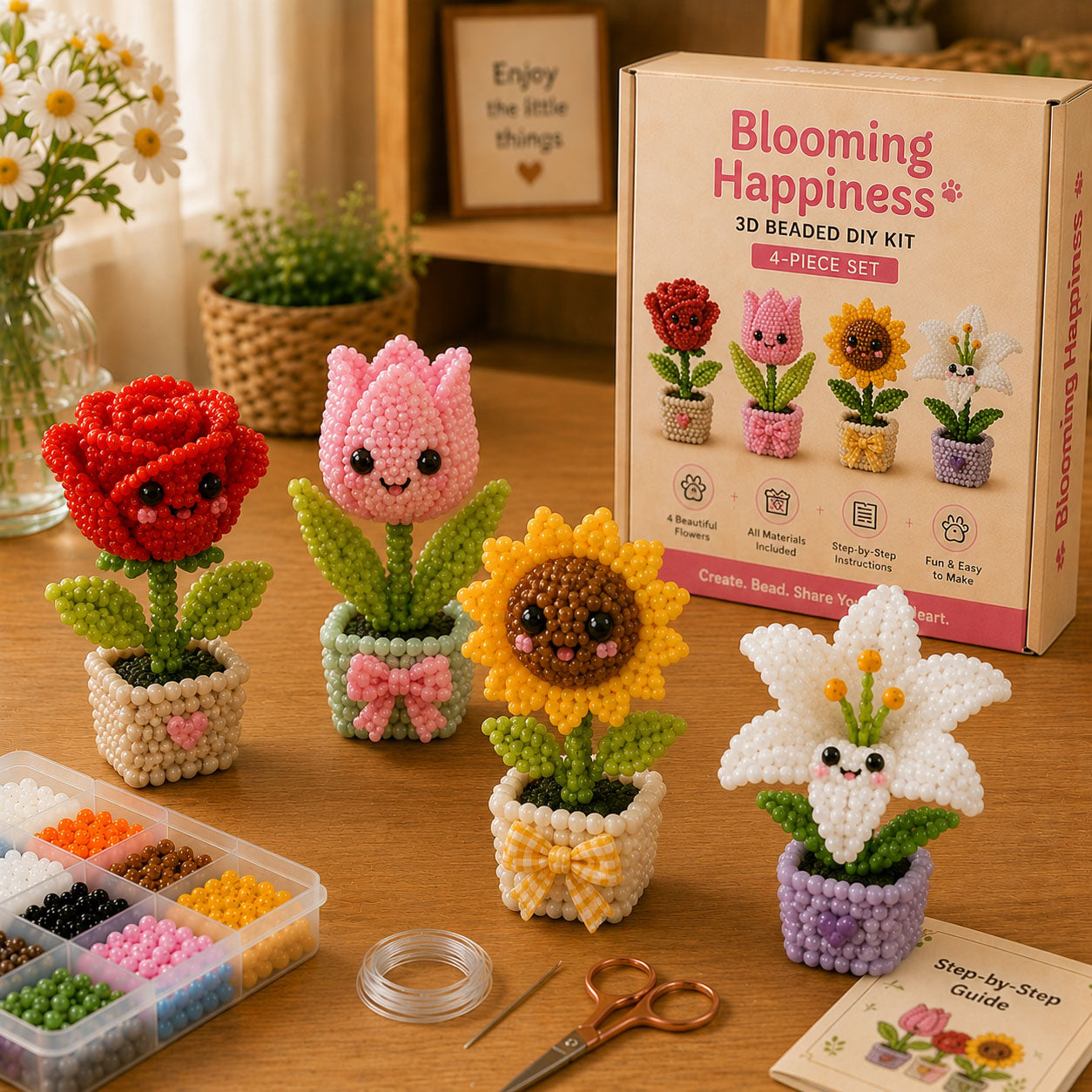 😊🧵 Mini 3D DIY Beading Kit💌