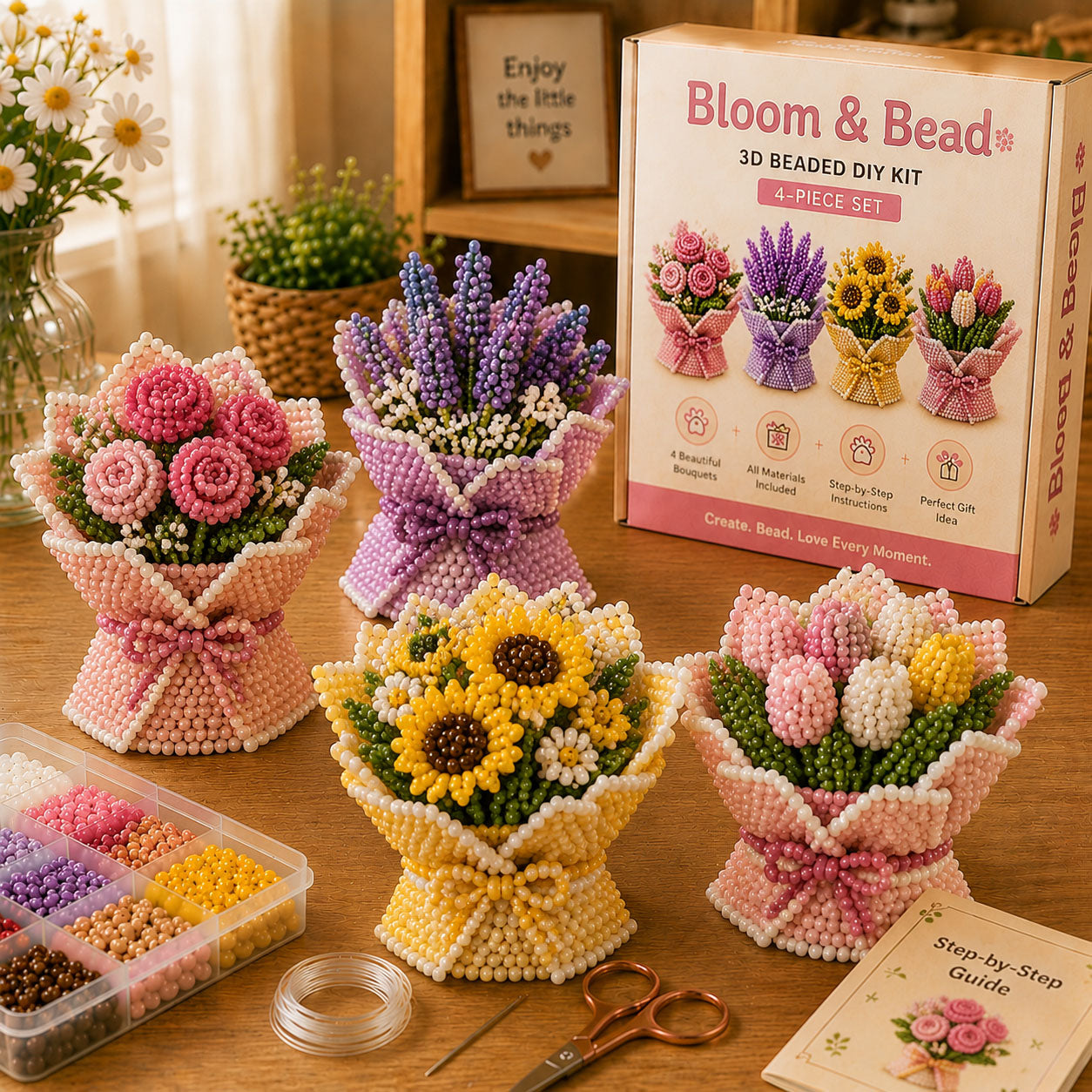 💖🧵 Mini 3D DIY Beading Kit💌