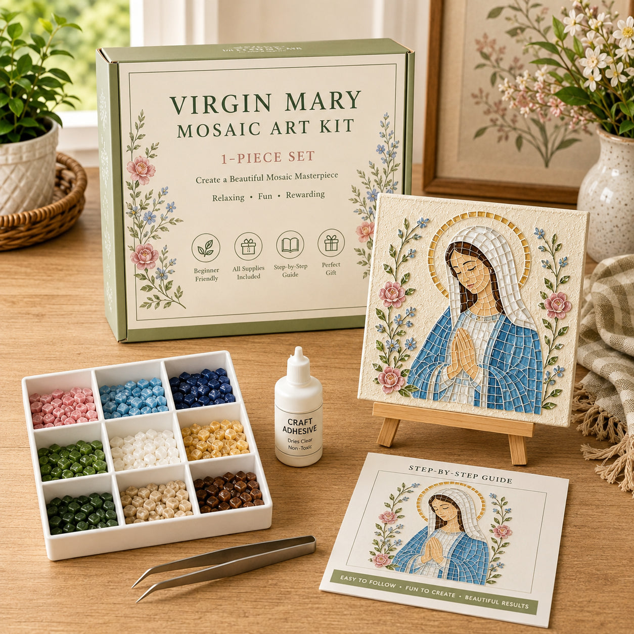 ✝️ Christian Sea Glass Art Kit