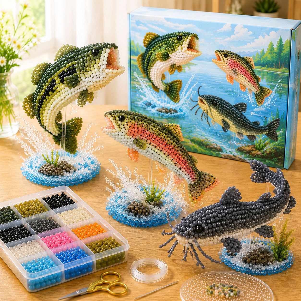 😊🧵 Mini 3D DIY Beading Kit💌