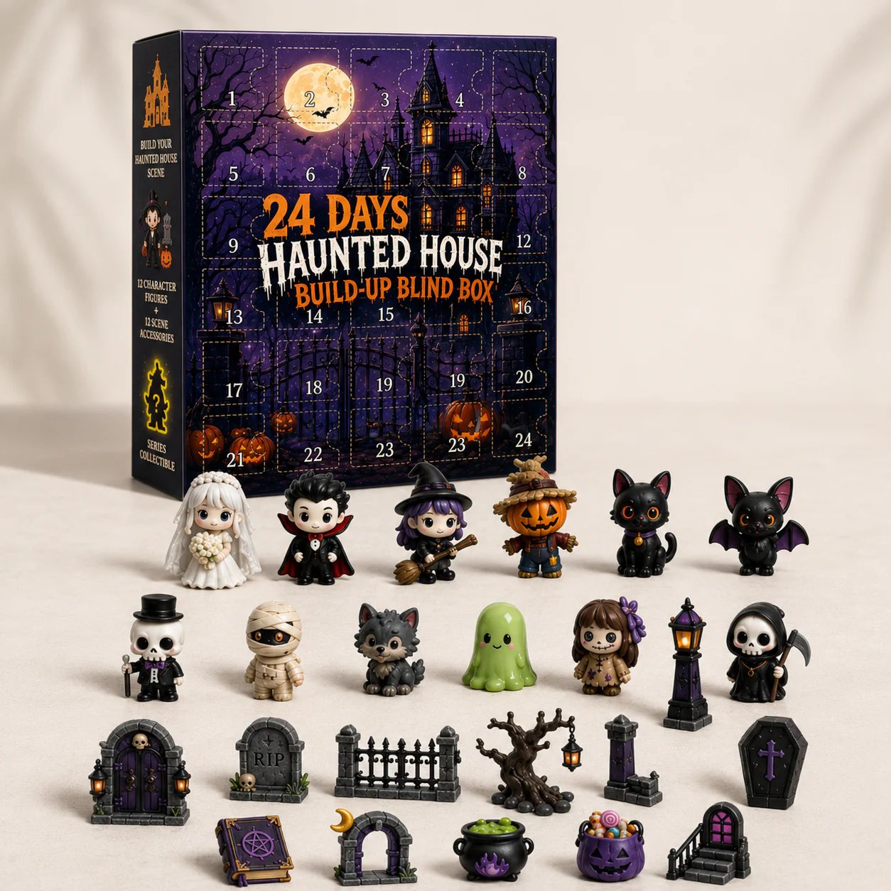 🔥Build Your Own Spooky Haunted House 👻 DIY Halloween Decor Kit for Endless Halloween Fun