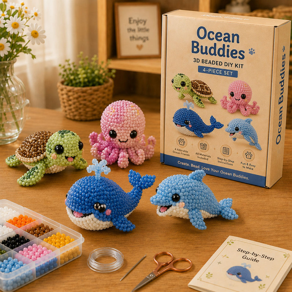🐋🧵 Mini 3D DIY Beading Kit